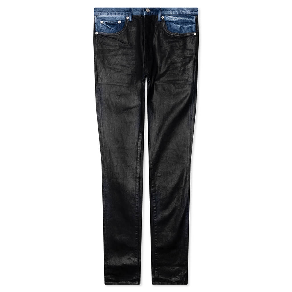 Skinny Coated Indigo - Black