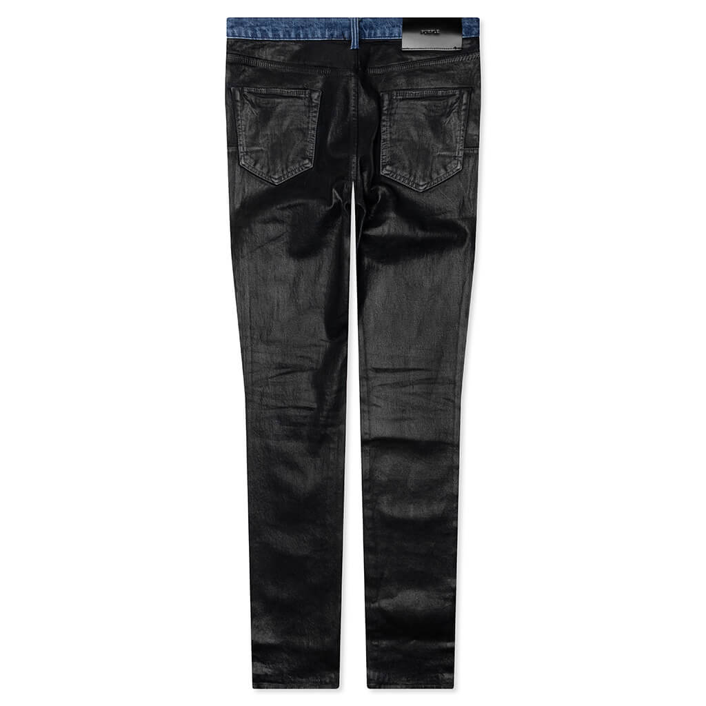 Skinny Coated Indigo - Black