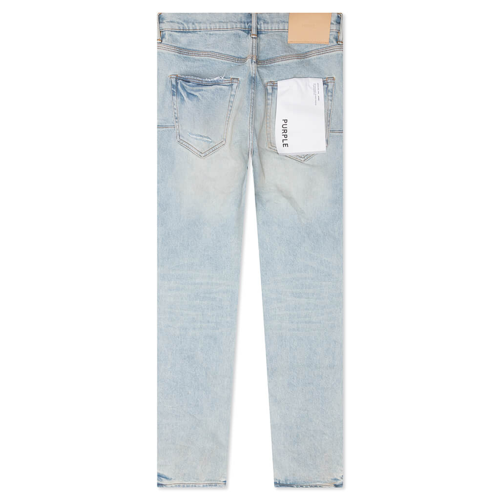 Skinny Fade Distressed Jeans - Light Indigo