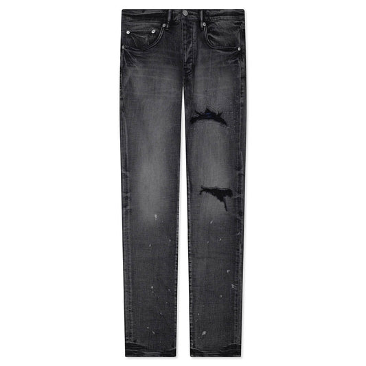 Skinny Plaid Patch - Black