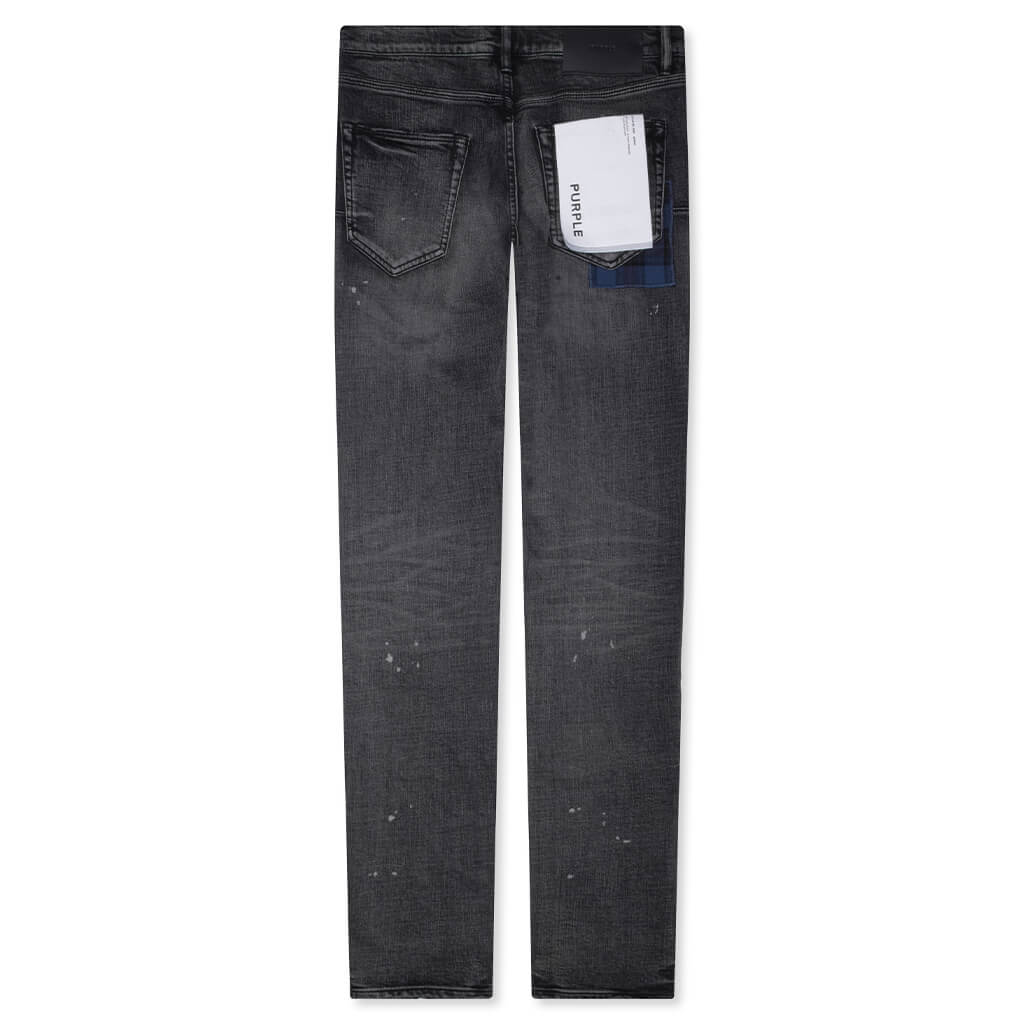Skinny Plaid Patch - Black