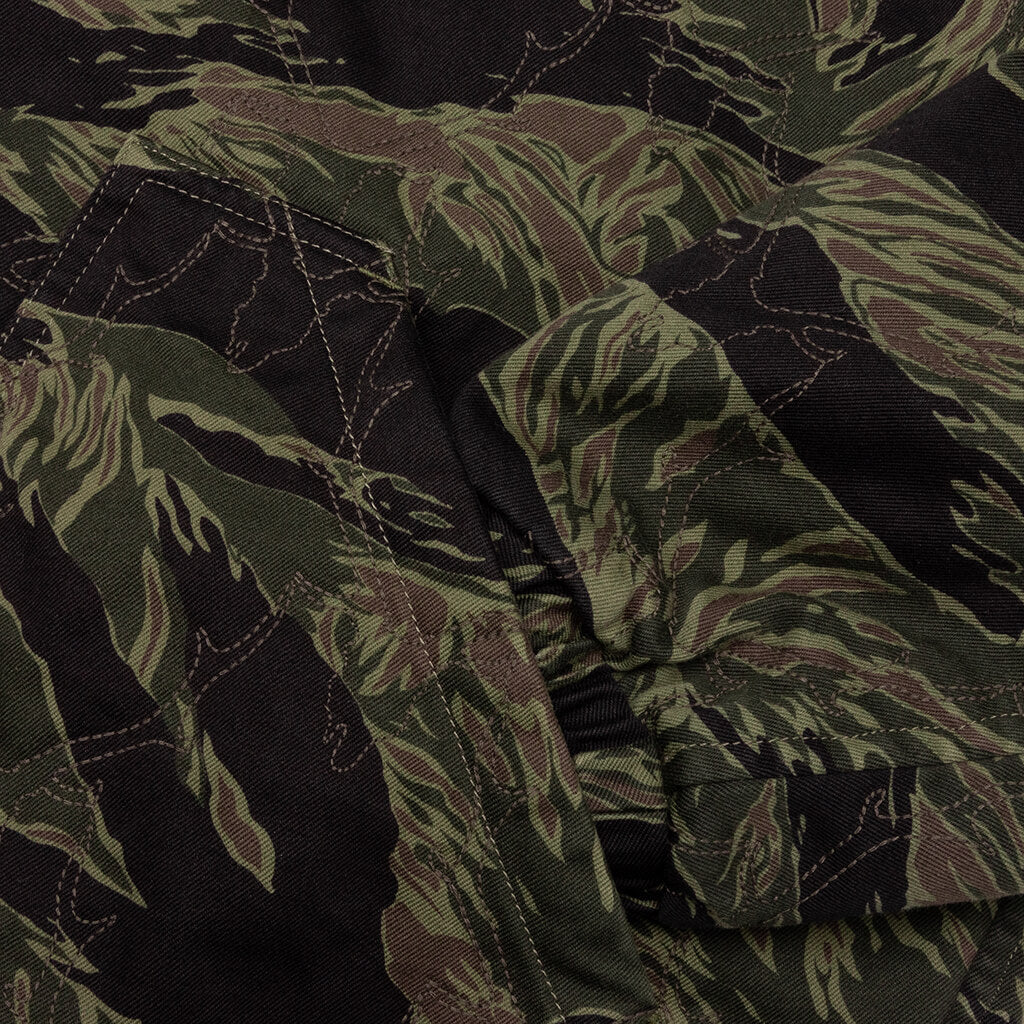 Coach Jacket - Skull Quilting Tiger Camo