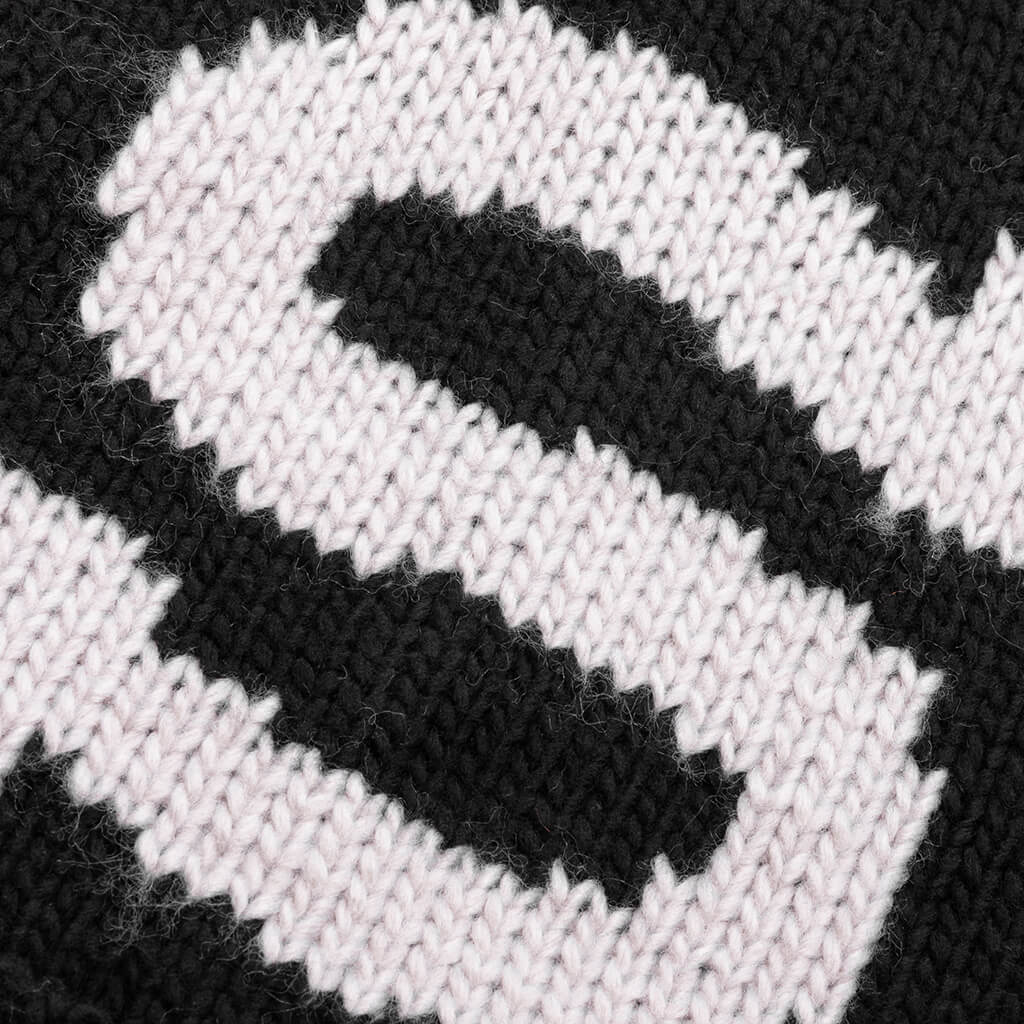 Skullcap Knit Burly S - Black
