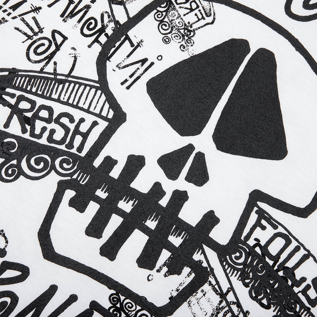 Skulls Pigment Dyed Tee - Natural