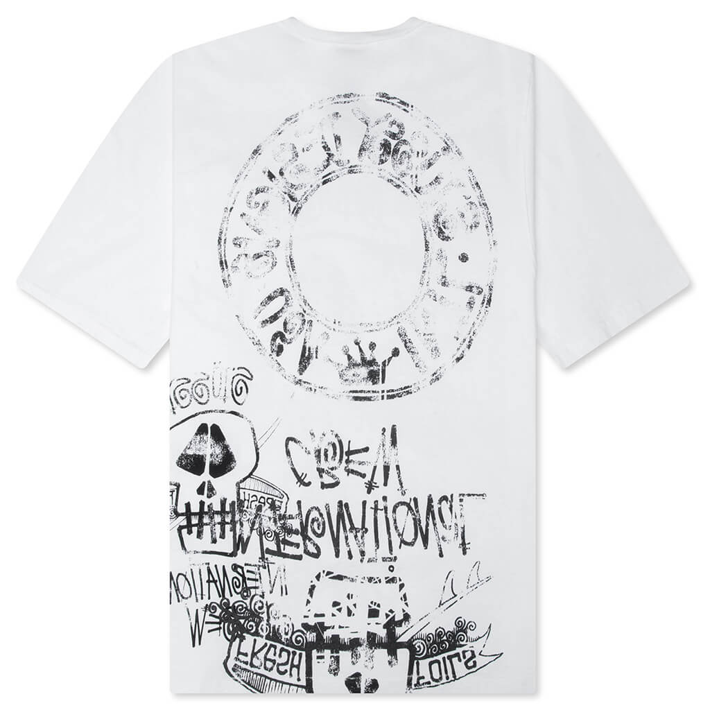 Skulls Pigment Dyed Tee - Natural