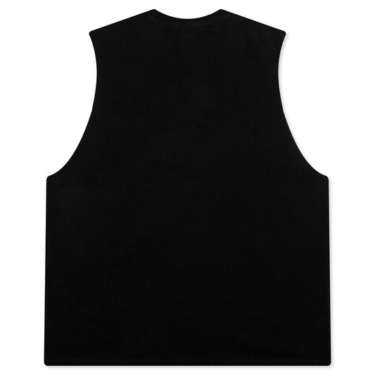 Dean Sleeveless Tee - Black
