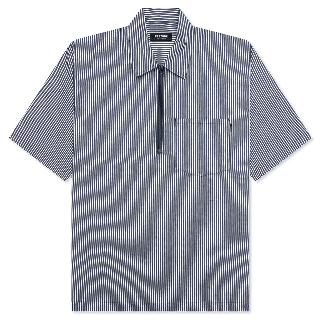 Smith 3/4 Zip Shirt - Blue