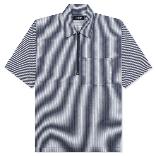 Smith 3/4 Zip Shirt - Blue