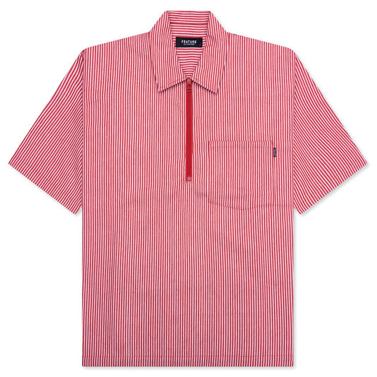 Smith 3/4 Zip Shirt - Red