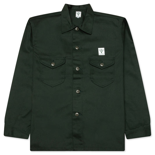 Smokey Twill Shirt - Green