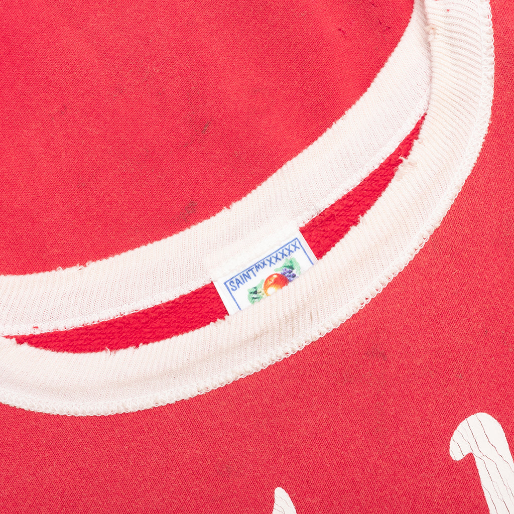 Soft Love Crew Sweater - Red