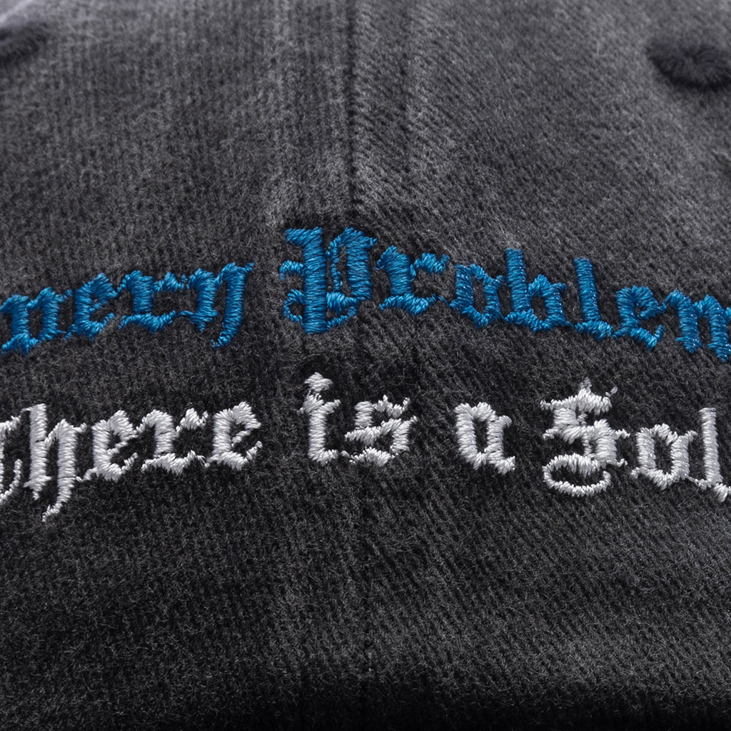 Solutions 6 Panel - Washed Black