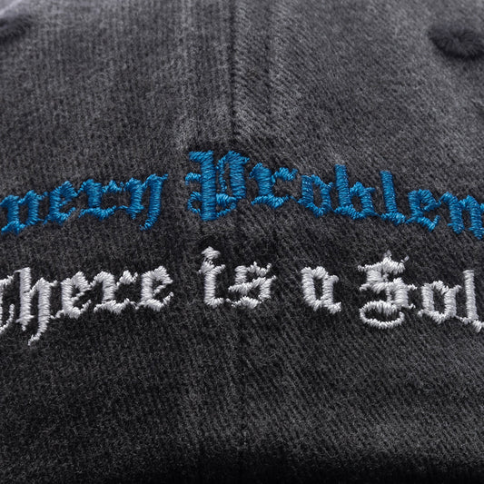 Solutions 6 Panel - Washed Black