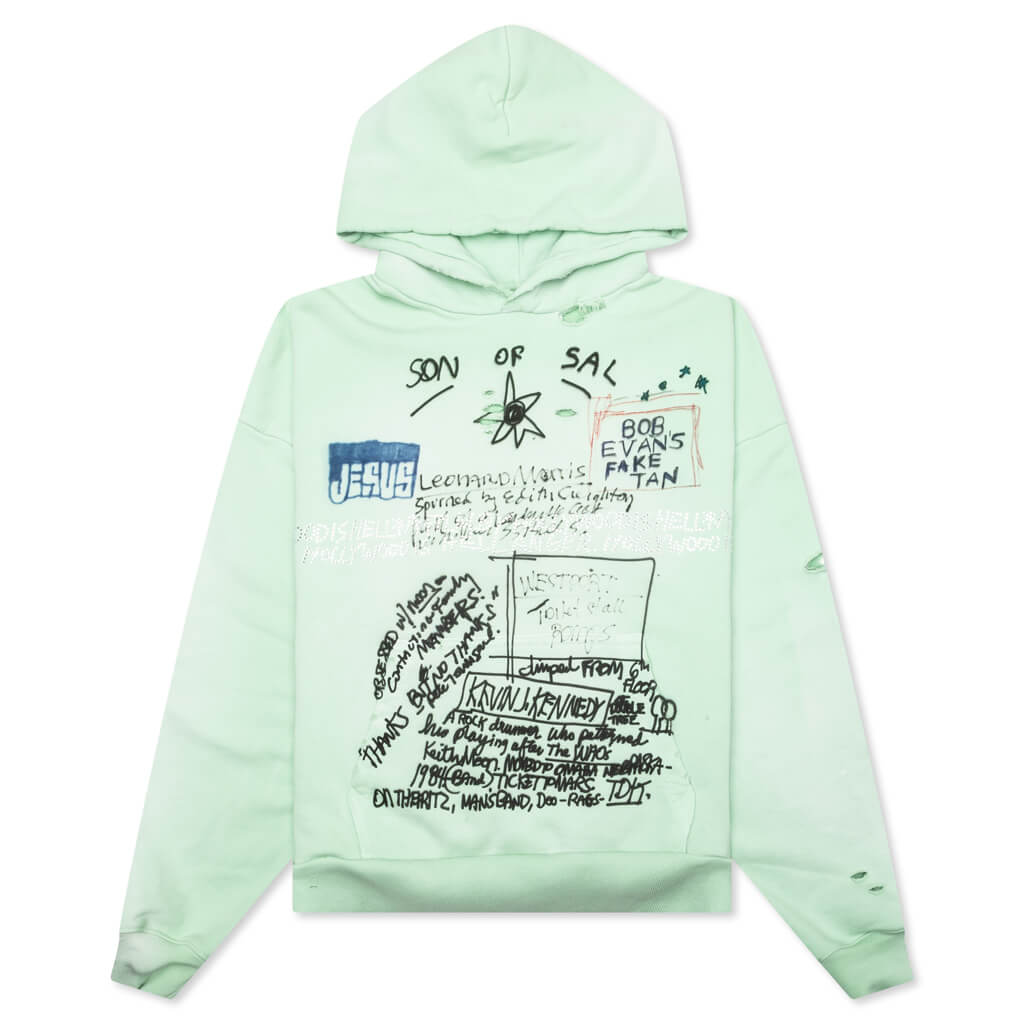 Son of Sal Hooded Sweatshirt - Mint Green