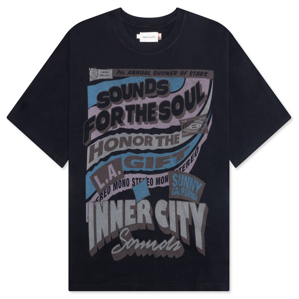 Sounds For The Soul Tee - Black