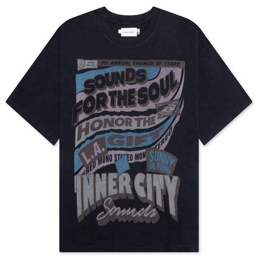 Sounds For The Soul Tee - Black