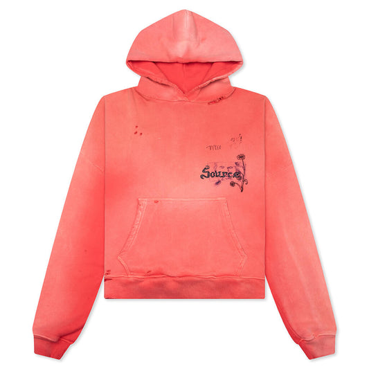 Source Family Hooded Sweatshirt - Red