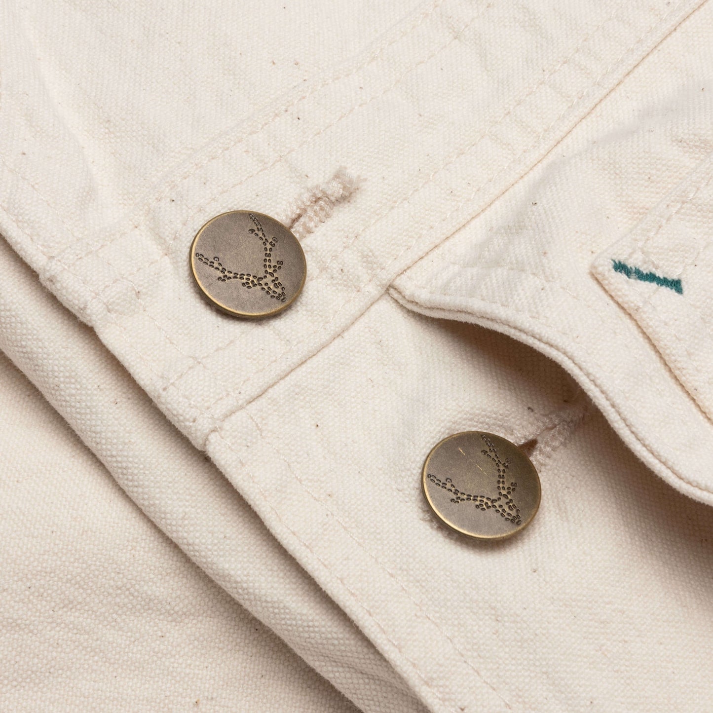 Overalls 10oz Cotton Canvas - Off White