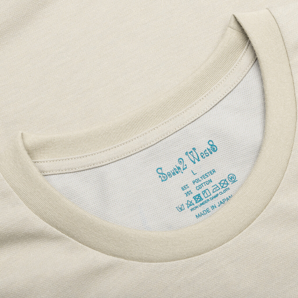Round Pocket S/S Tee - Grey