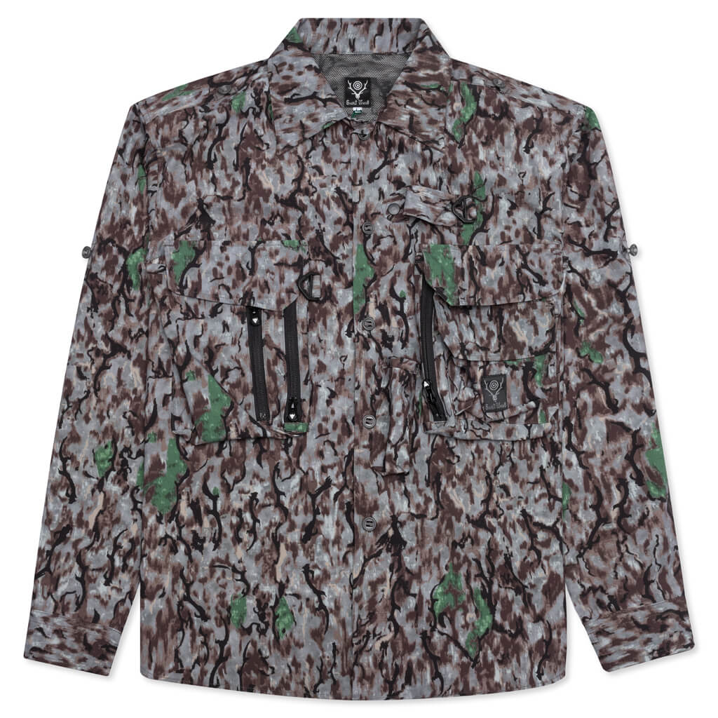 Tenkara Trout Shirt - Horn Camo