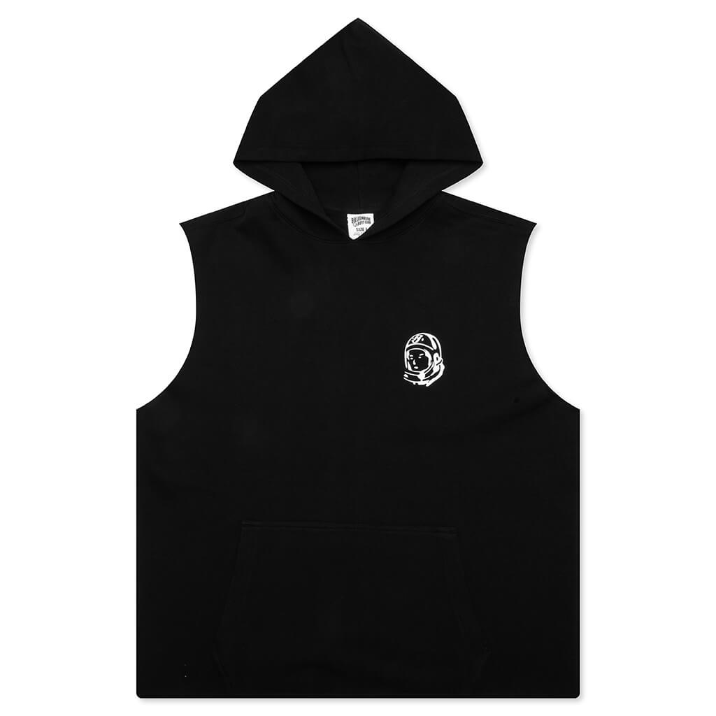 Space Sleeveless Hoodie - Black