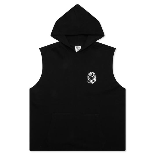Space Sleeveless Hoodie - Black