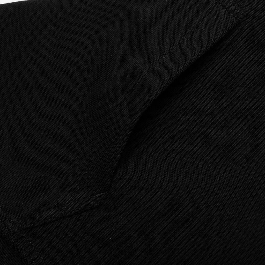 Space Sleeveless Hoodie - Black