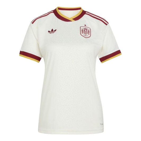 (WMNS) adidas Spain 26 Away Jersey Asia Sizing 'Off White' KB0476
