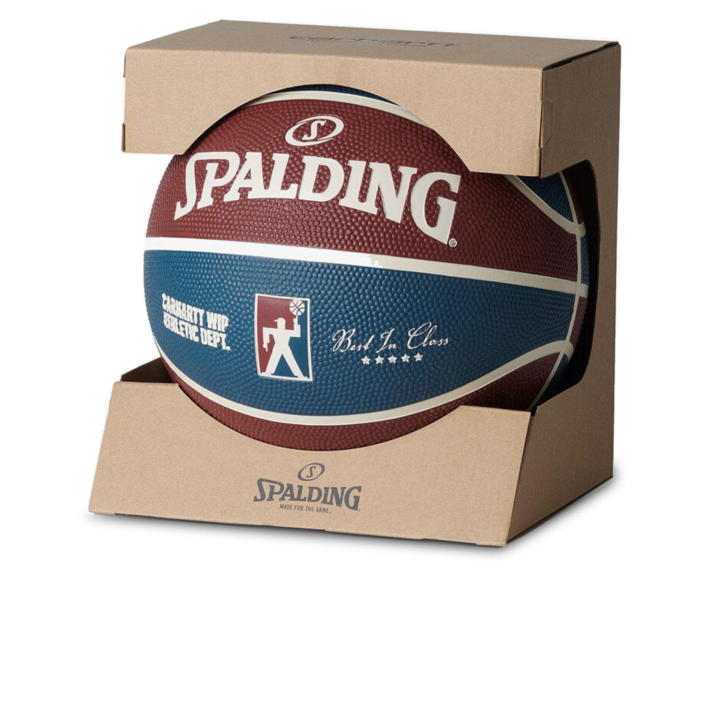 Spalding For Carhartt WIP Basketball - Mulberry/Dusky Blue/Naturel