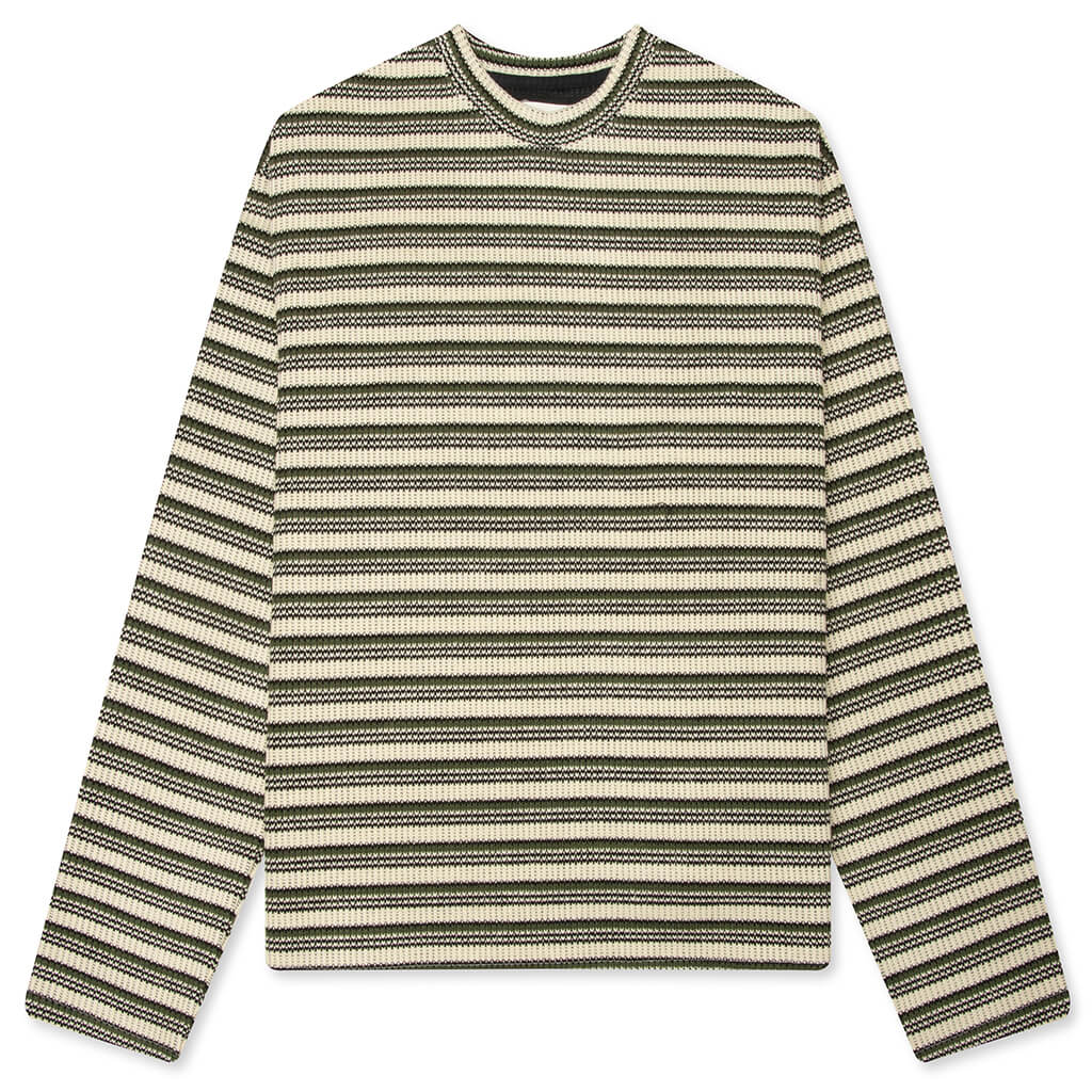 Speak Striped Crew - Olive