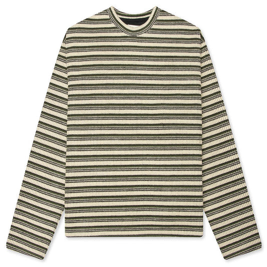 Speak Striped Crew - Olive
