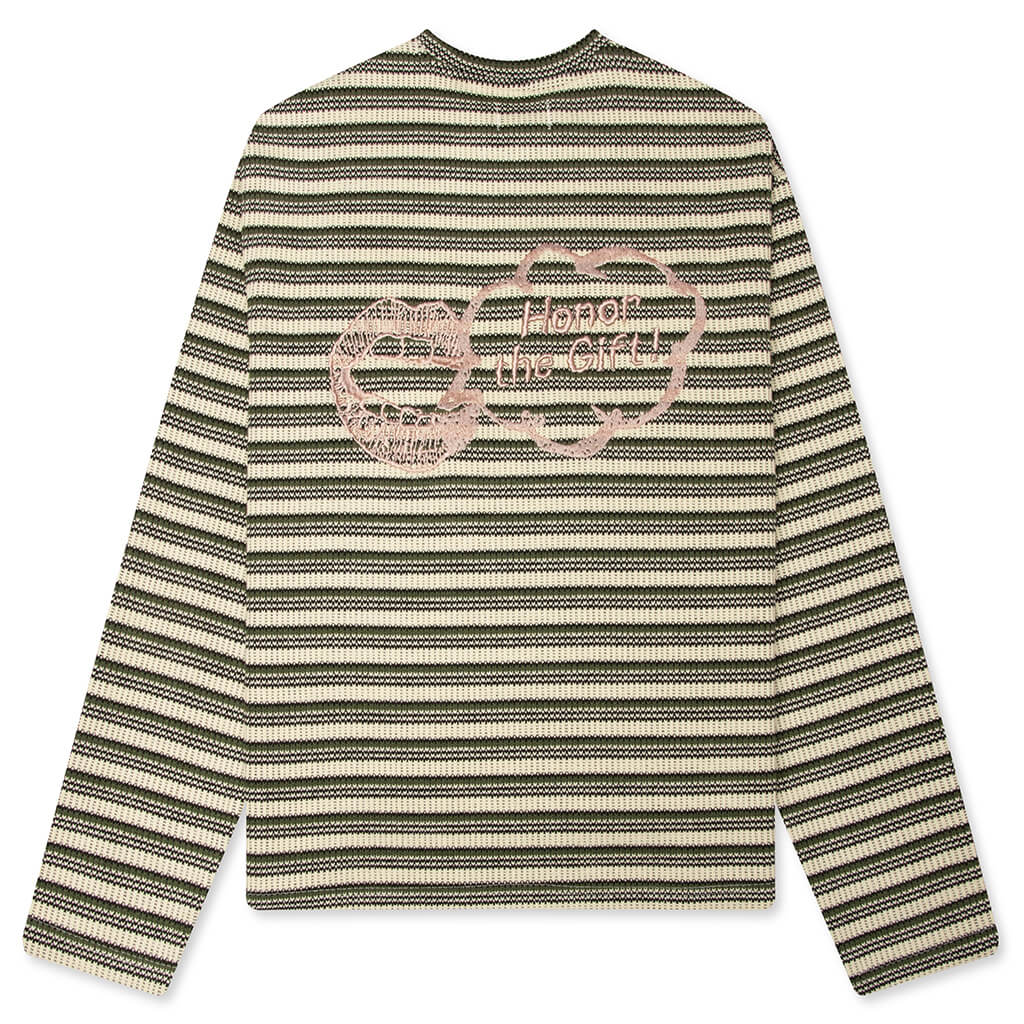 Speak Striped Crew - Olive