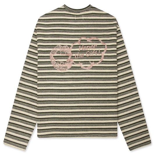 Speak Striped Crew - Olive