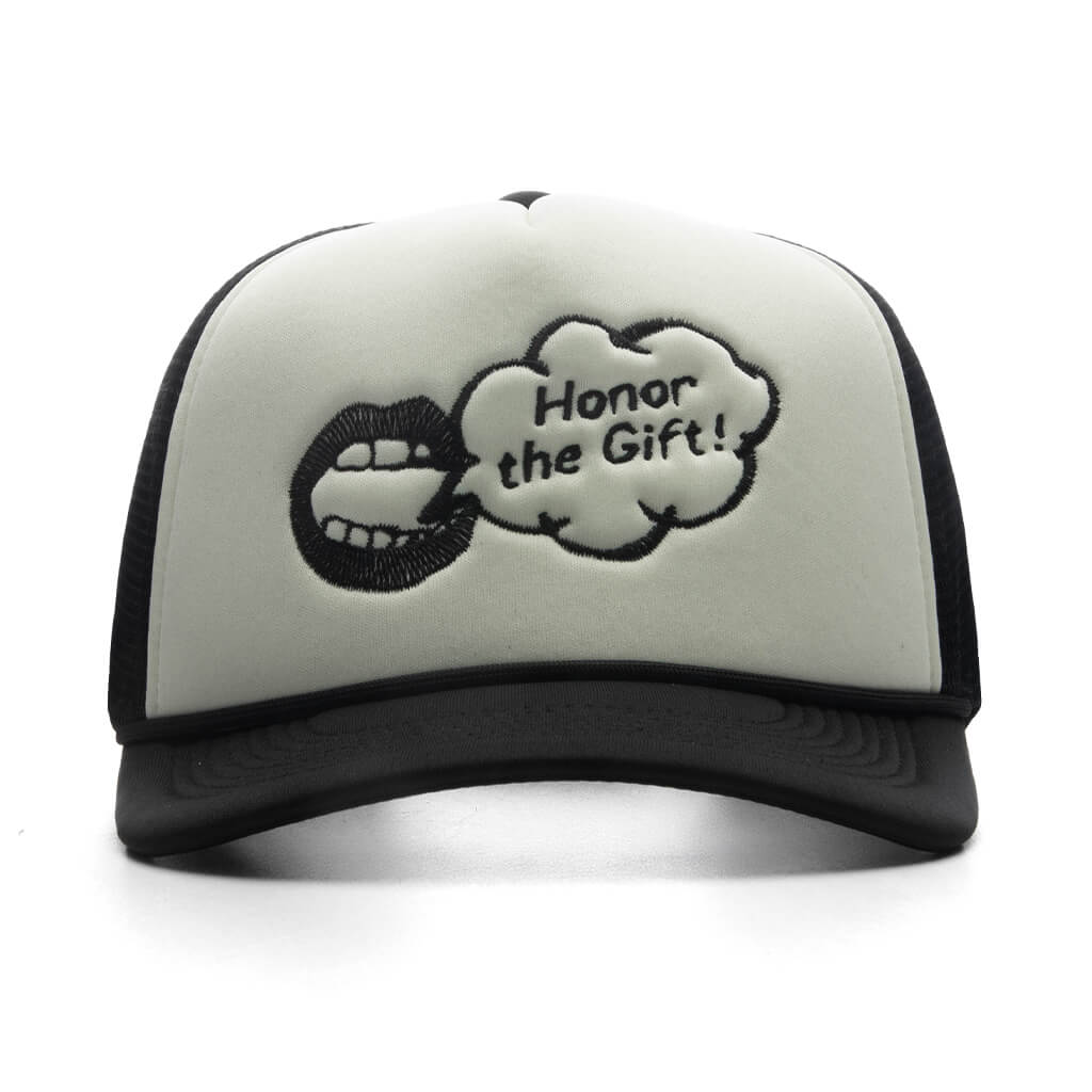Speak Trucker Cap - Black