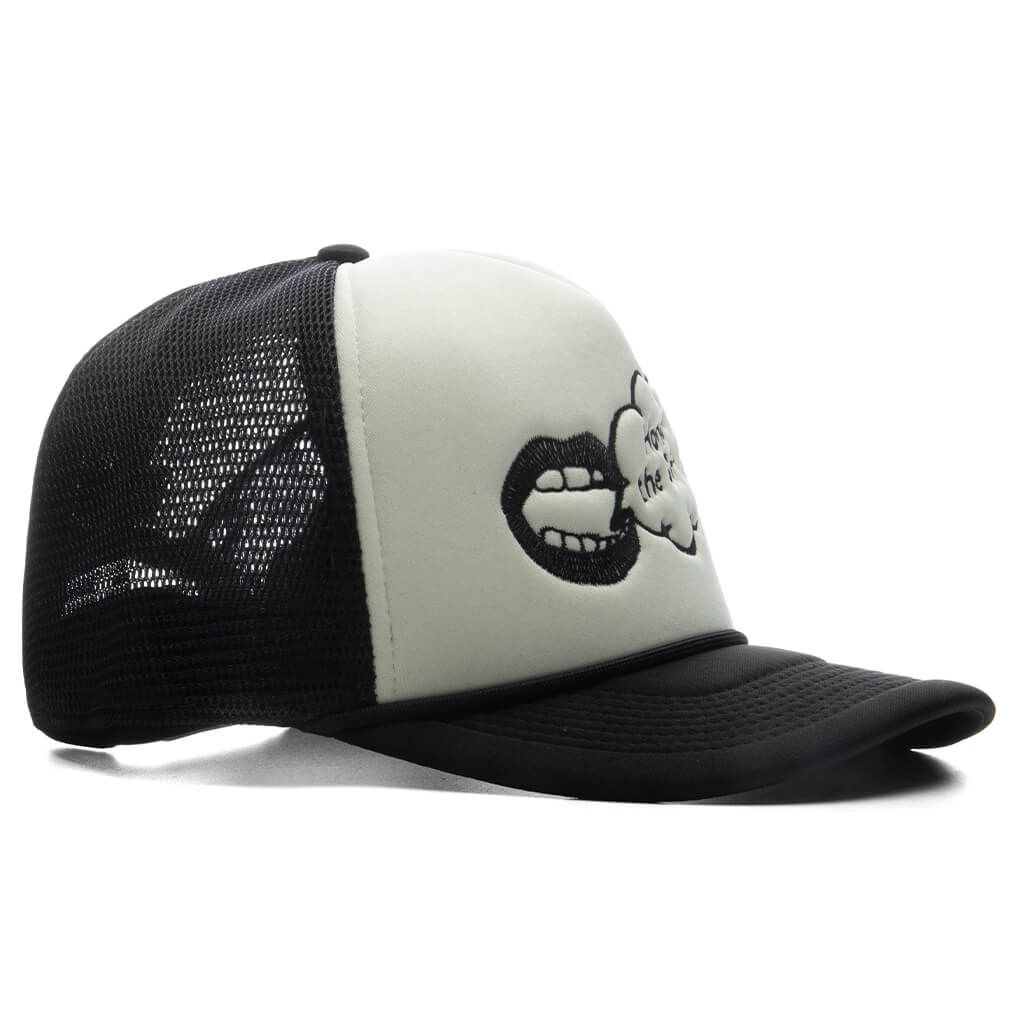 Speak Trucker Cap - Black