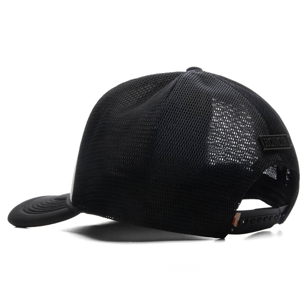 Speak Trucker Cap - Black