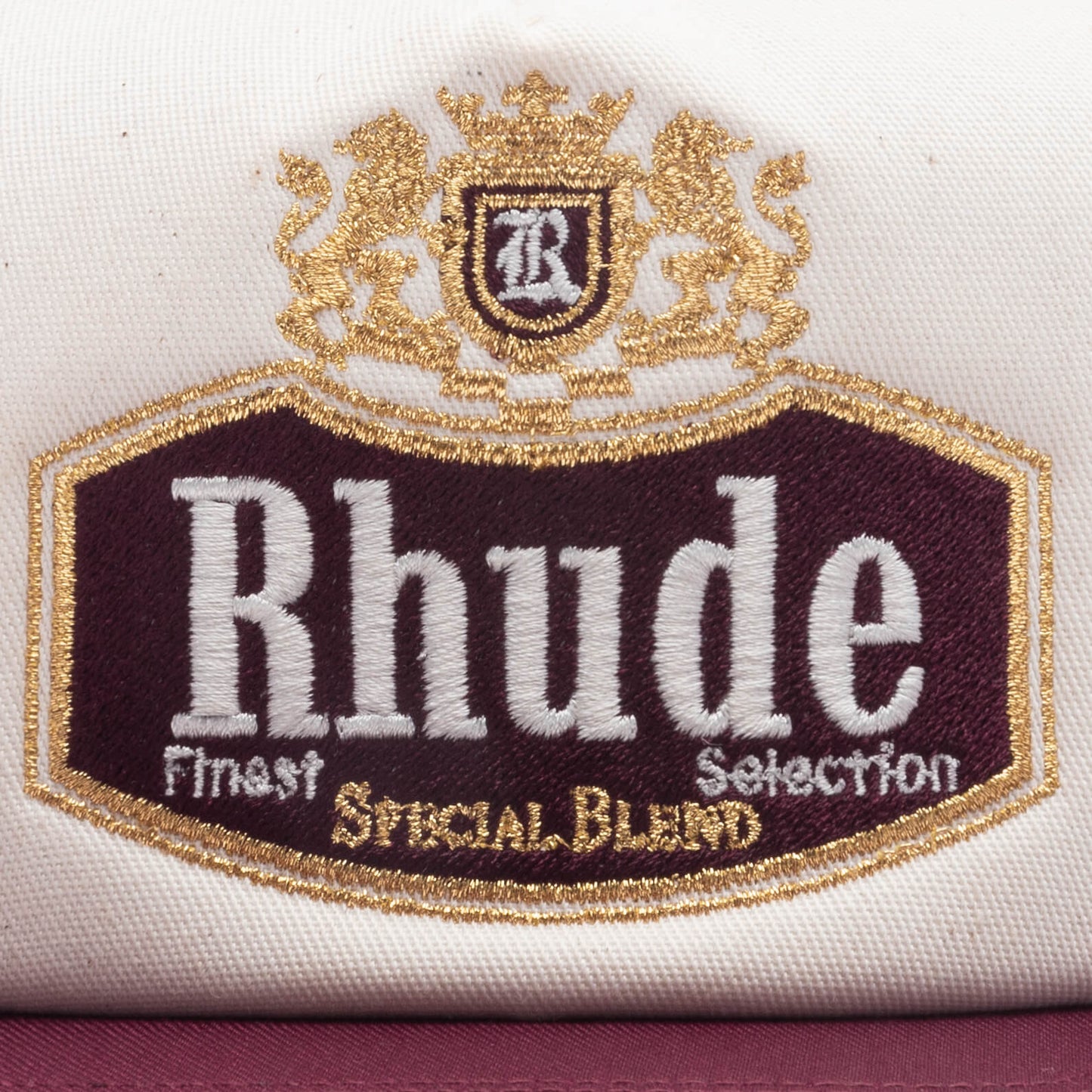 Special-Blend Trucker Hat - Maroon/Off-White
