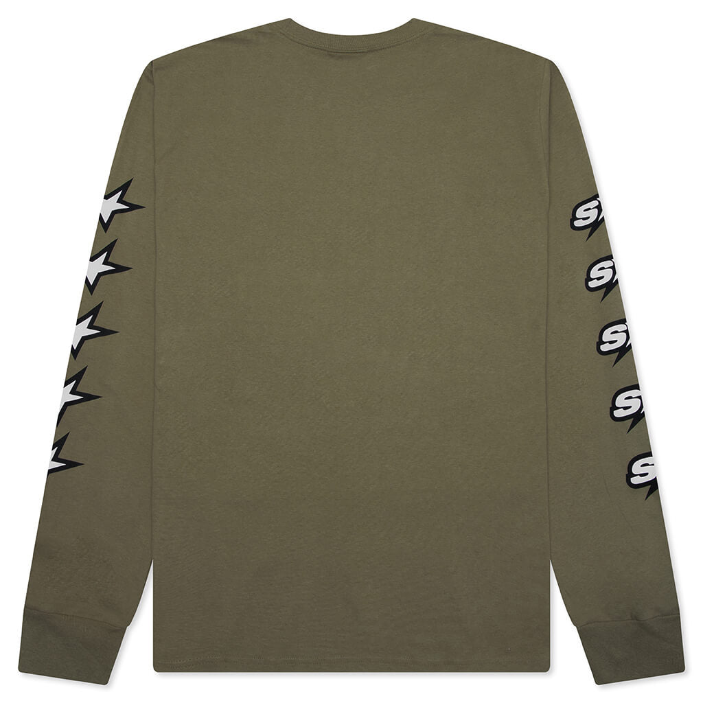 Speedway L/S Tee - Army