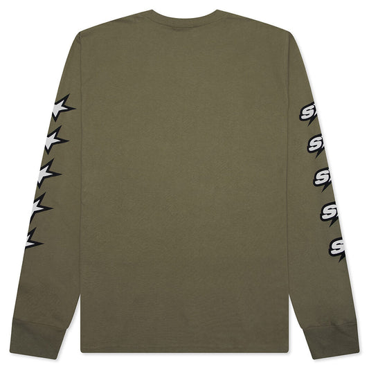 Speedway L/S Tee - Army