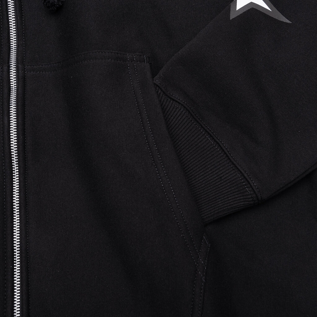 Speedway Zip Hoodie - Black