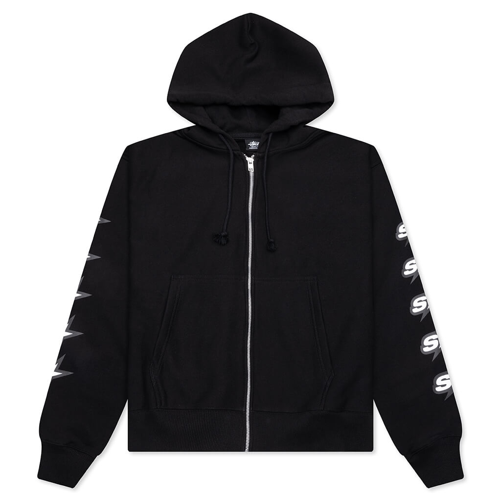 Speedway Zip Hoodie - Black