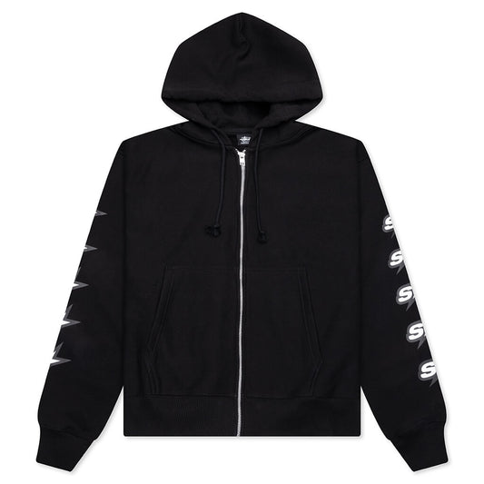 Speedway Zip Hoodie - Black