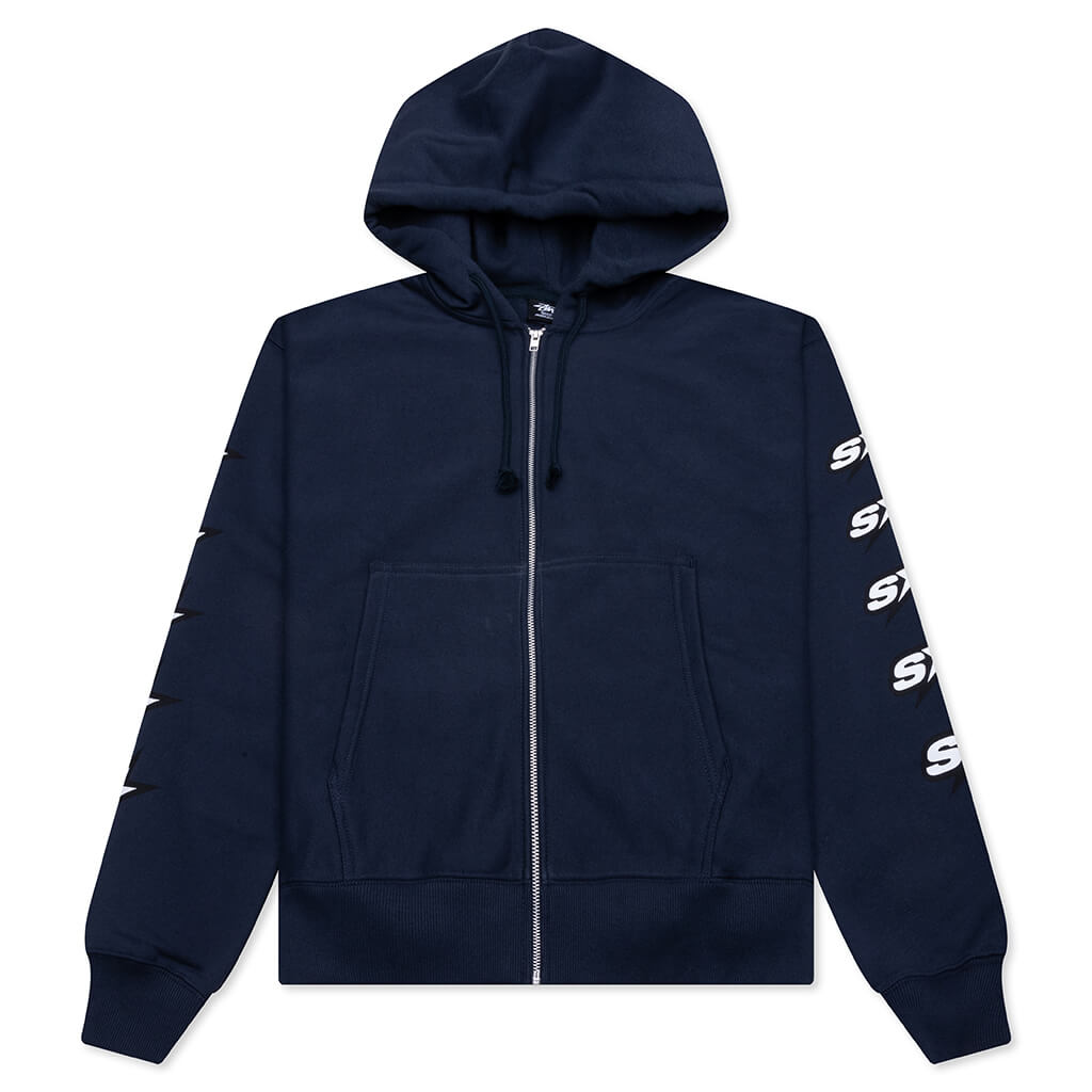 Speedway Zip Hoodie - Navy