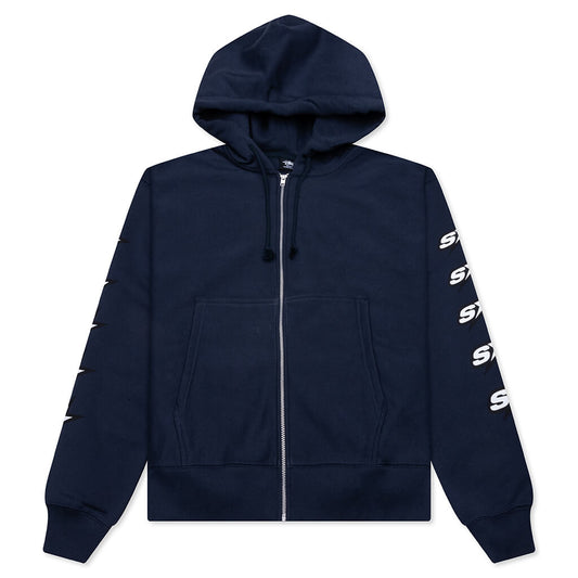 Speedway Zip Hoodie - Navy