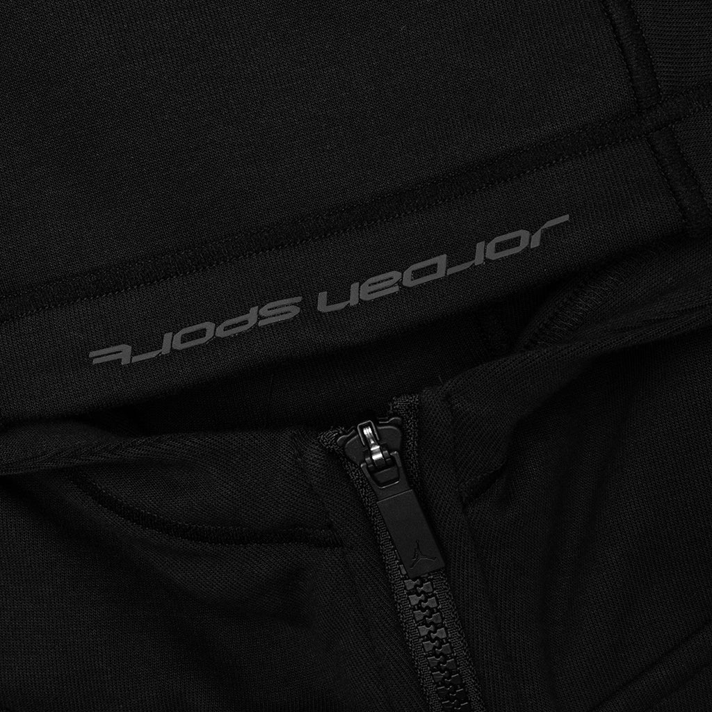 Sport Hoop Fleece Zip Up Jacket - Black/Dark Shadow
