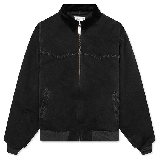 Yoke Caban Jacket - Washed Black