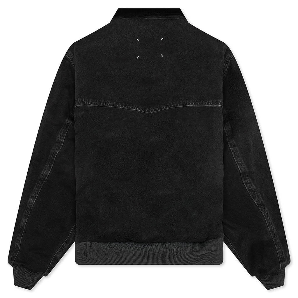 Yoke Caban Jacket - Washed Black