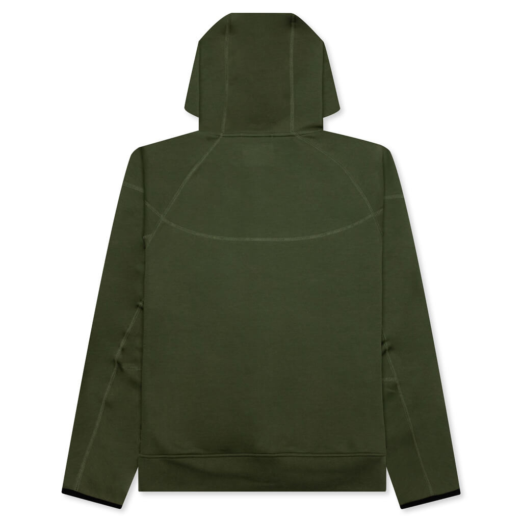 Sportswear Tech Fleece Windrunner Full Zip Hoodie - Medium Olive/Black