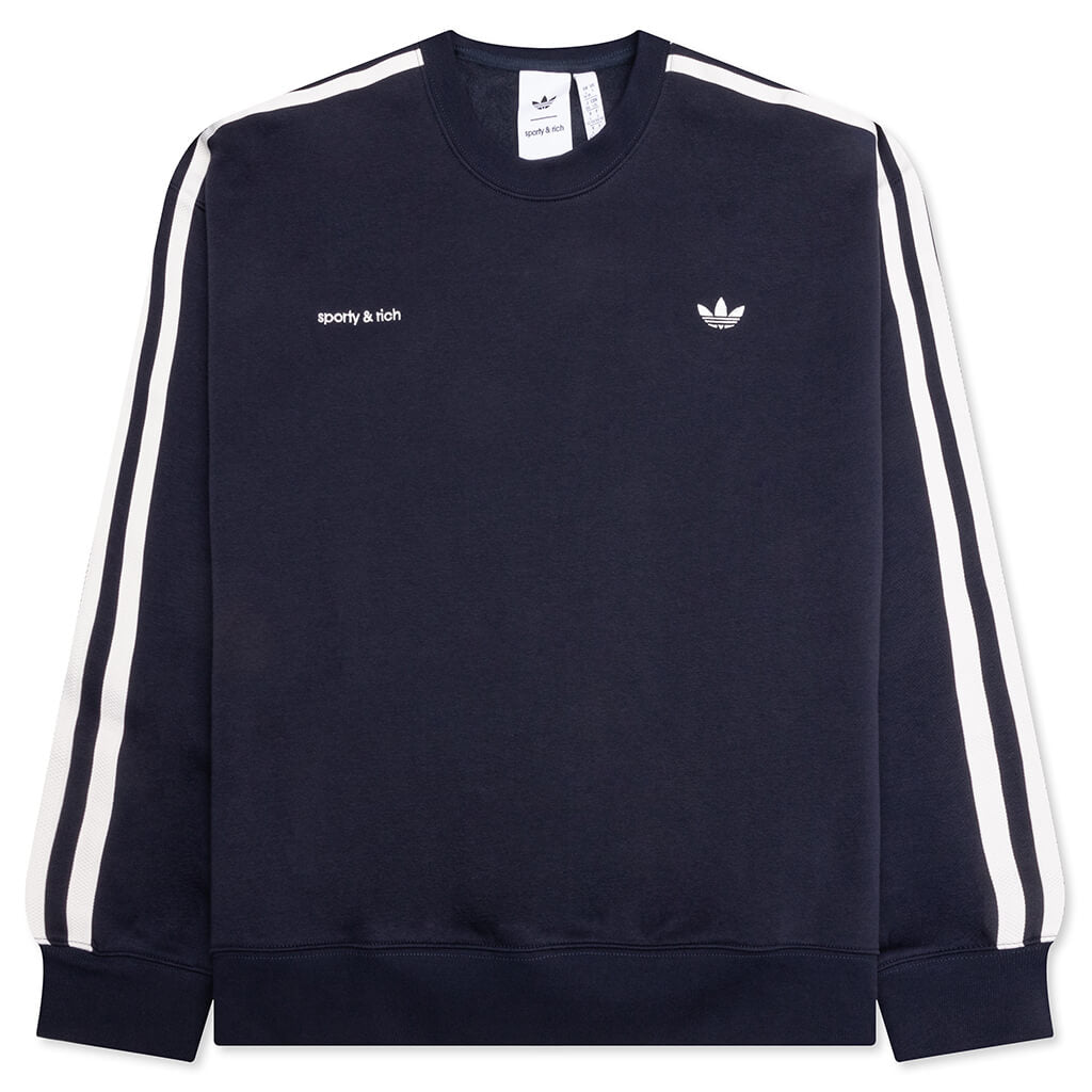 adidas Originals x Sporty & Rich Sweatshirt - Night Navy