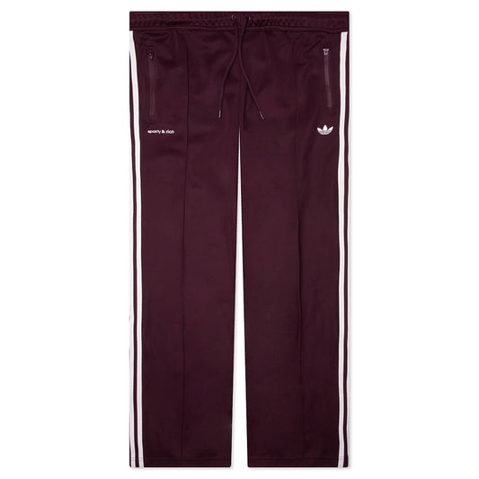 adidas Originals x Sporty & Rich Track Pant - Maroon